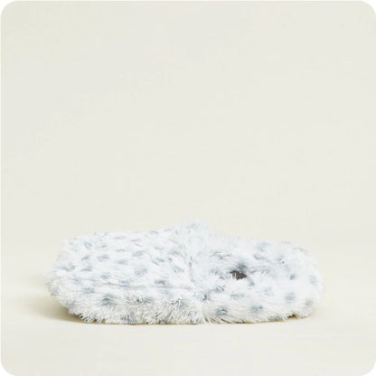 WARMIES - Snowy Dot Microwavable Slippers - Lavender Scented Heated Foot Warmers