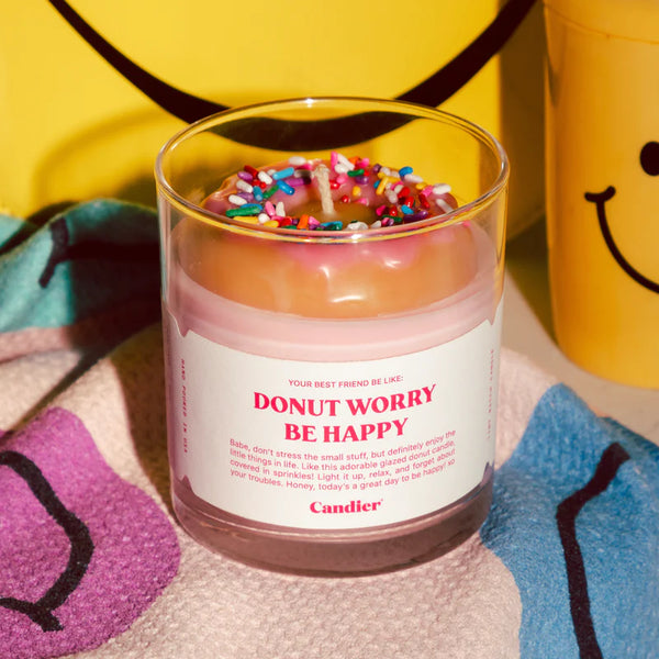 Candier - Donut Worry Be Happy Candle