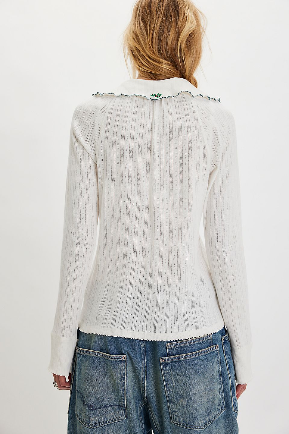 Free People - Juniper Long Sleeve Cardi - IVORY
