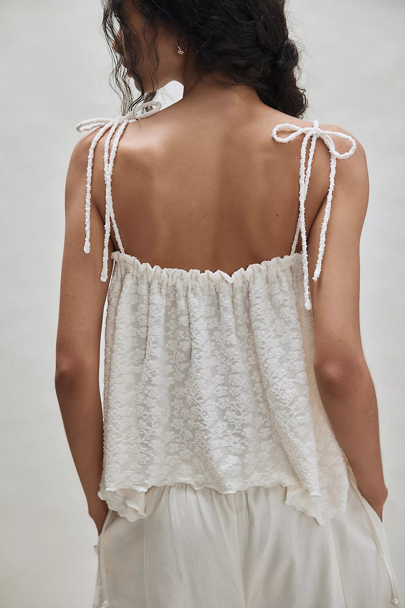 Free People - Briana Tank - SUGAR SWIZZLE - Ivory