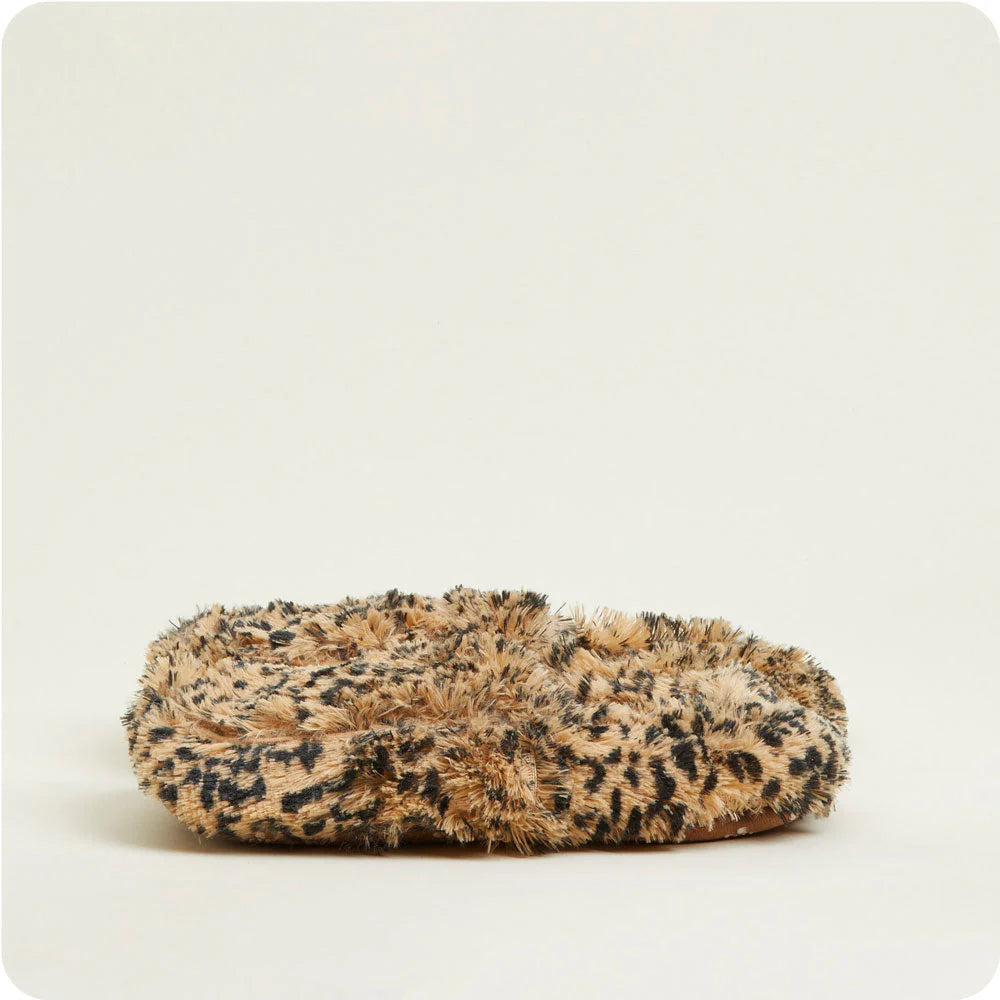 WARMIES®- Leopard Microwavable Slippers – Lavender Scented Heated Foot Warmers