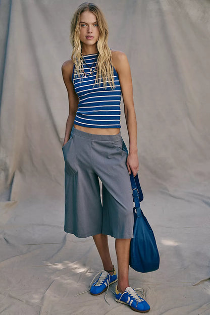 Free People - Mia Striped Tank - NAVY COMBO