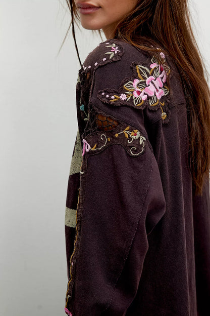 Free People - Lilth Tee - CHOCOLATE