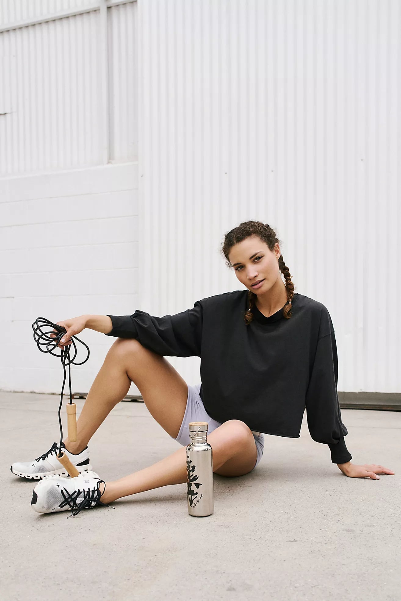 Free People - Inspire Layer Tee - BLACK