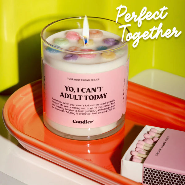 Candier - Yo, I Can't Adult Today Cereal Candle