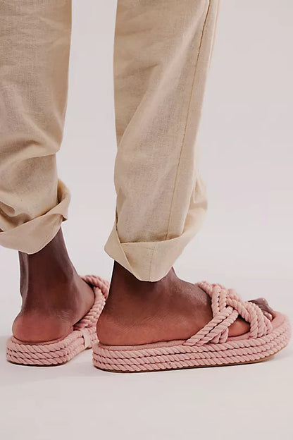 MIA - Miko Rope Slide Sandal - BLUSH