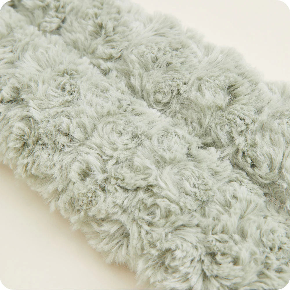 WARMIES- Curly Sage Green Microwavable & Cooling Neck Wrap