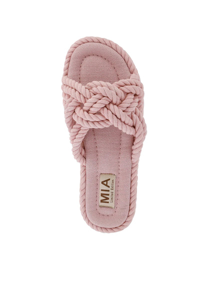 MIA - Miko Rope Slide Sandal - BLUSH