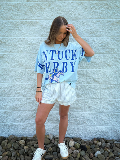 Kentucky Derby Southern Split Oversized Band Tee