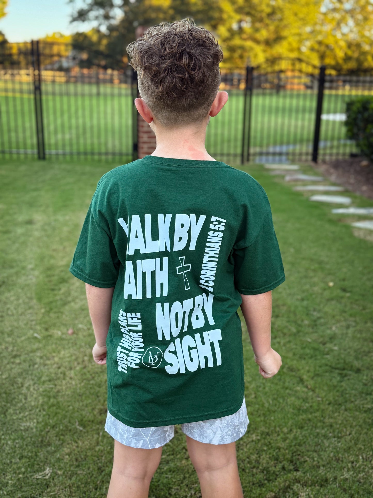 Walk By Faith Graphic Tee - KIDS