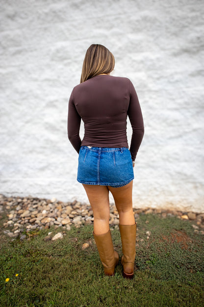 Better Than That Butter Soft Long Sleeve - CHOCOLATE