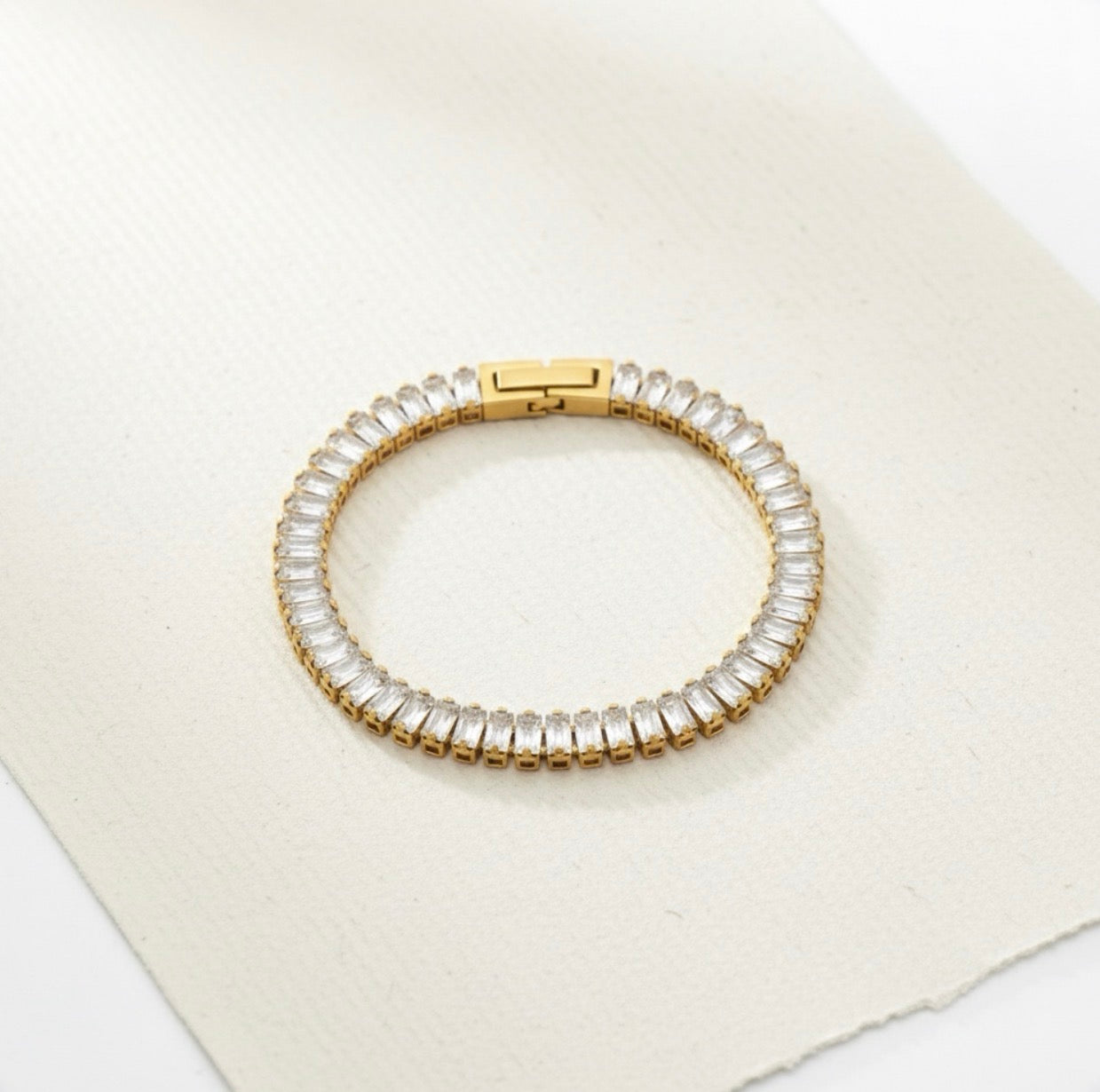 ADORN - Esther Baguette Tennis Bracelet