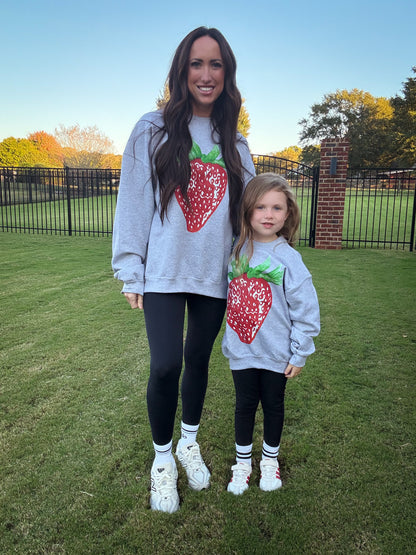 Taste and See Strawberry Graphic Sweatshirt - KIDS
