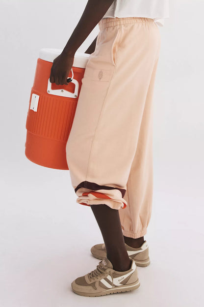 Free People - All Star Logo Pants - Pastel Peach Sport Mode