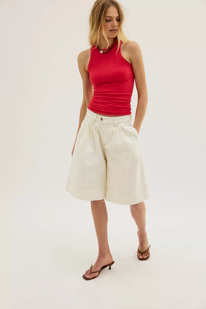 Free People - So Soft Seamless Modal Tank - ATLAS RED