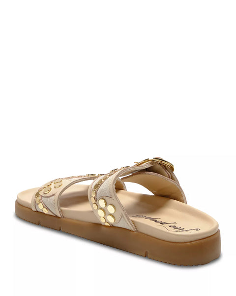 Free People - Revelry Studded Sandals - PLASTER