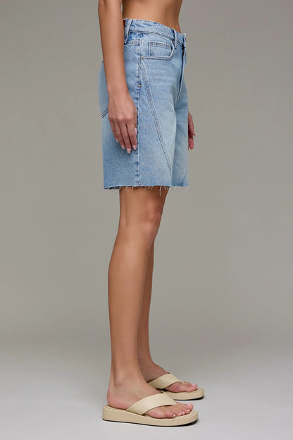 Hidden - Alyx Baggy 8" Inseam Medium Wash Denim Shorts