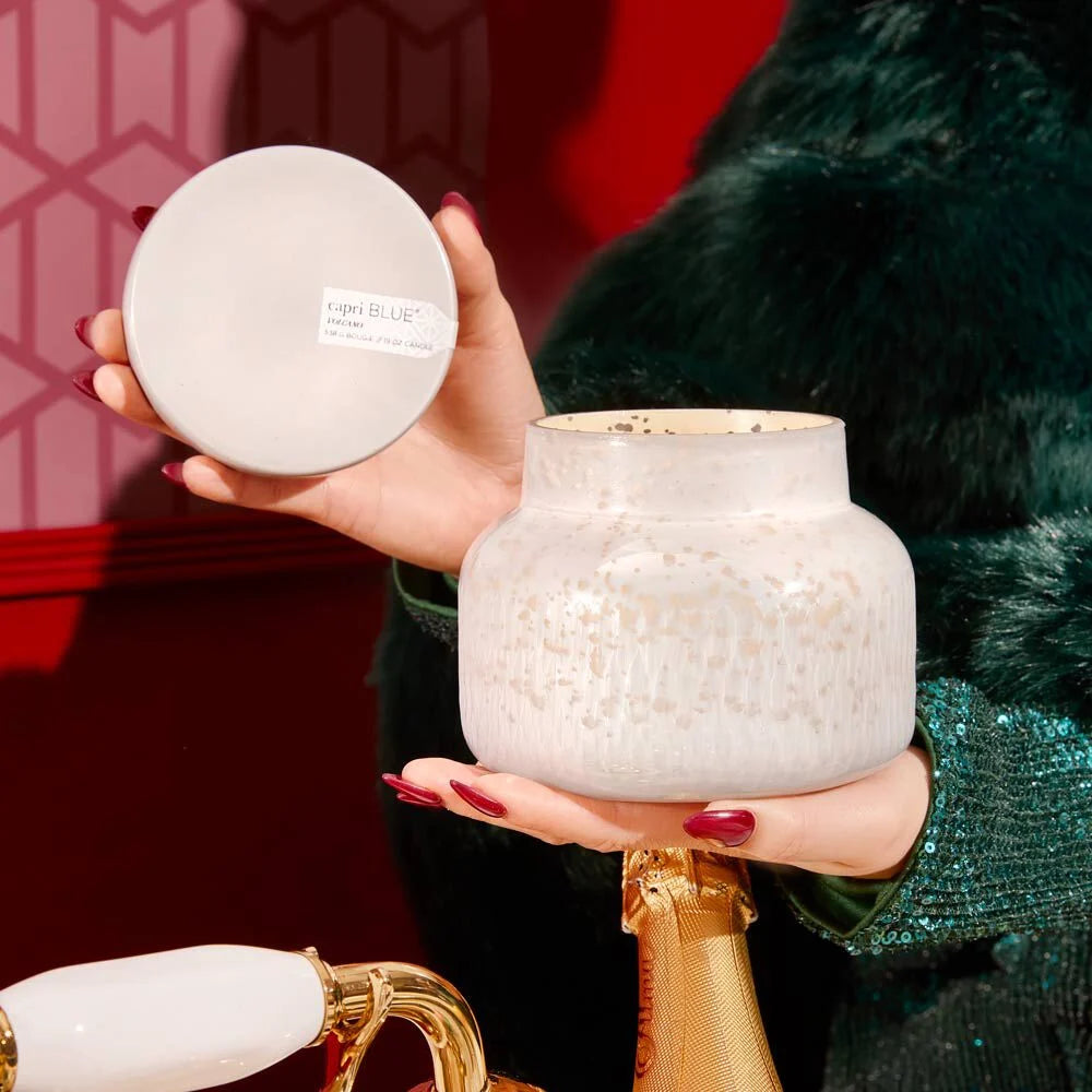 Capri Blue - Volcano Mercury Etched Signature Jar Candle, 19oz