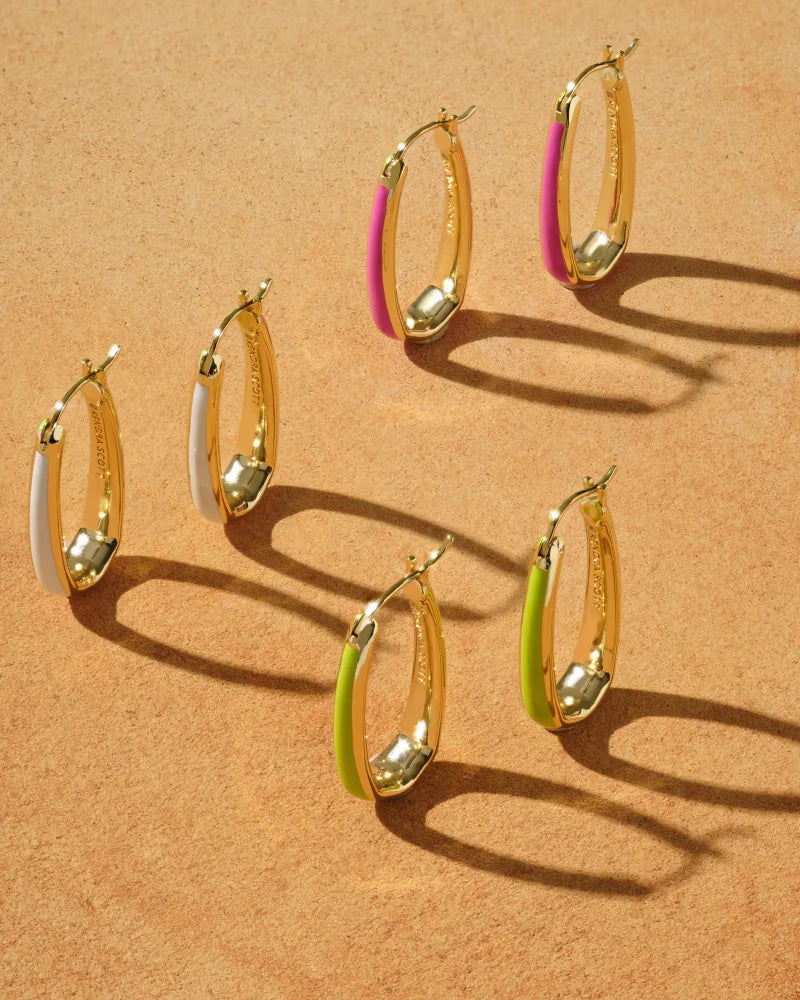 Kendra Scott Gold Hoop Earrings KENDRA SCOTT DAPHNE COLLECTION