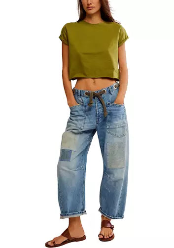 Free People - The Perfect Tee - PEAT MOSS