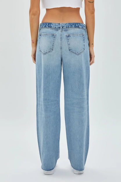 Hidden - Logan Fold Over Waistband Jean