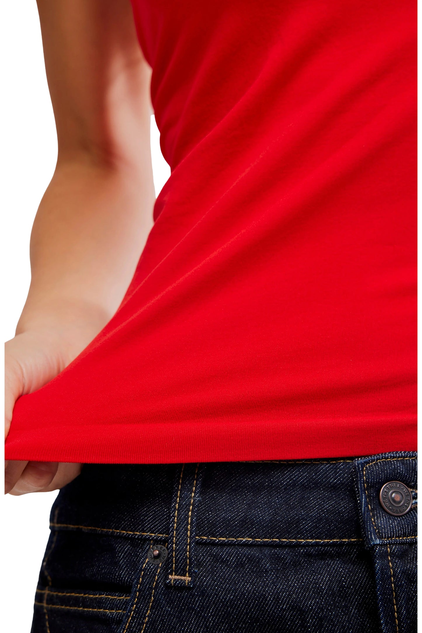 Free People - Carrie Seamless Tube Top - HIGH RISK RED