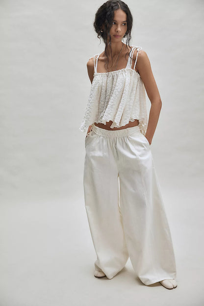 Free People - Briana Tank - SUGAR SWIZZLE - Ivory