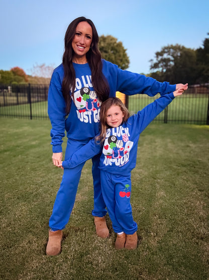 No Luck Just God Graphic Sweatshirt - KIDS