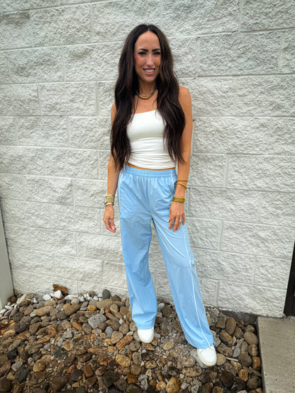 Glacier Motion Blue Track Pants