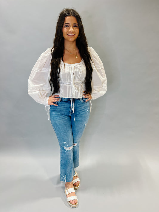 Boho Breeze Lace Blouse