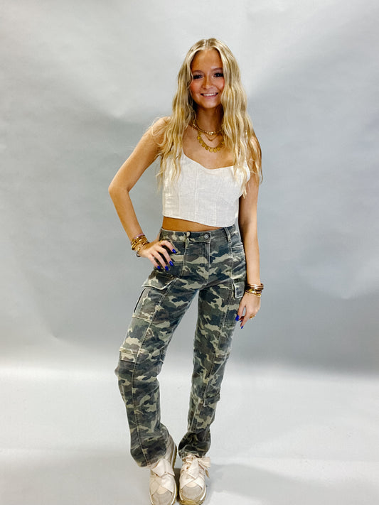 Breezy Linen Crop Top