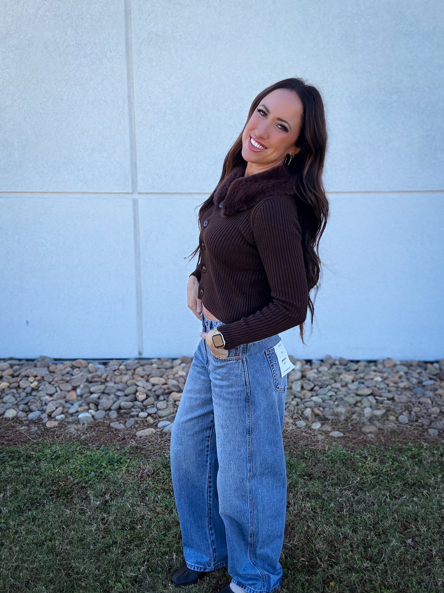 Hidden - SAMMIE - Medium Wash Clean Classic Barrel Jean