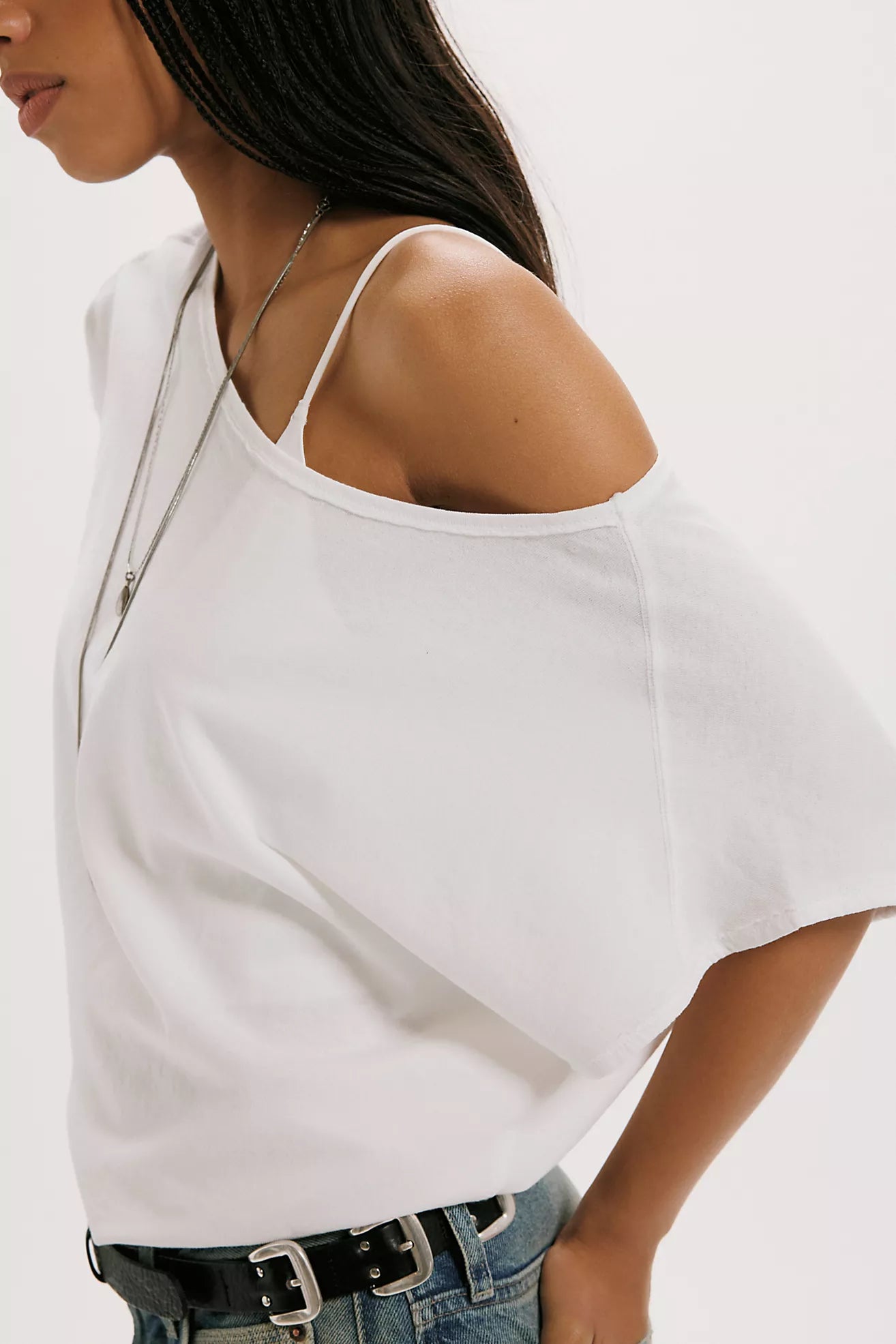 Free People -  We The Free Peggy Tee - Ivory