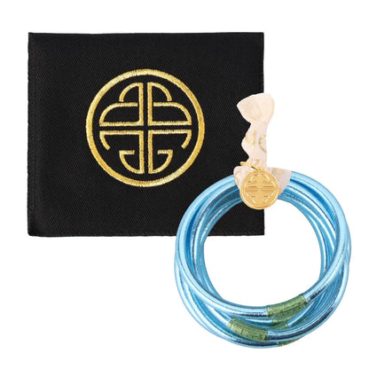 BuDhaGirl - AZURE - All Weather Bangles® (AWB®) - Set of 6