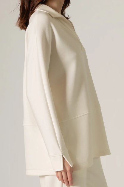 Harriet Collared Long Sleeve - IVORY