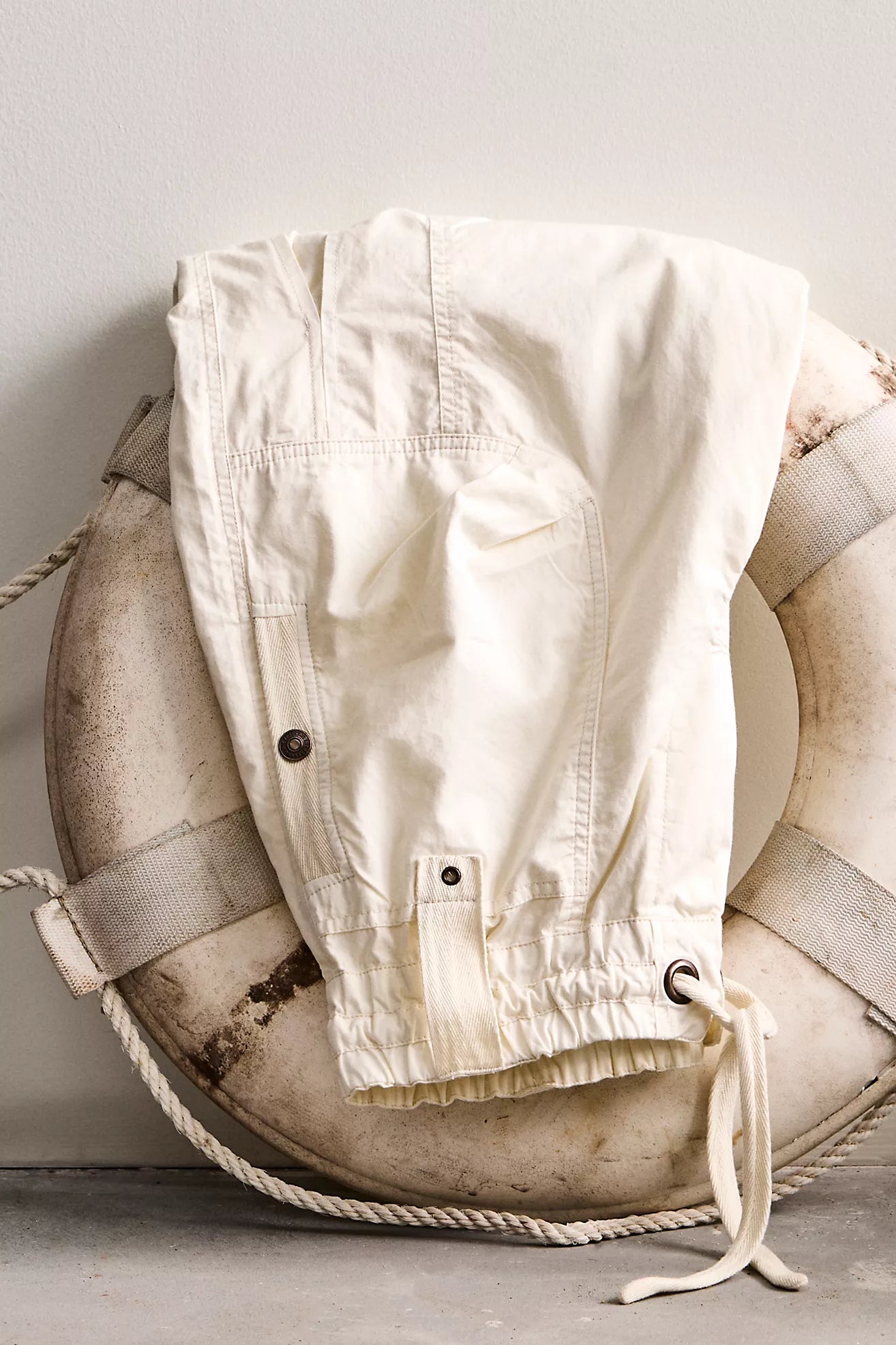 Free People - Onset Pull-On Parachute Cargo Pants - TOFU (Off White)