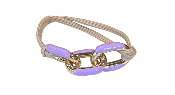 Hair Tie Bracelet - COLORED Large Chain