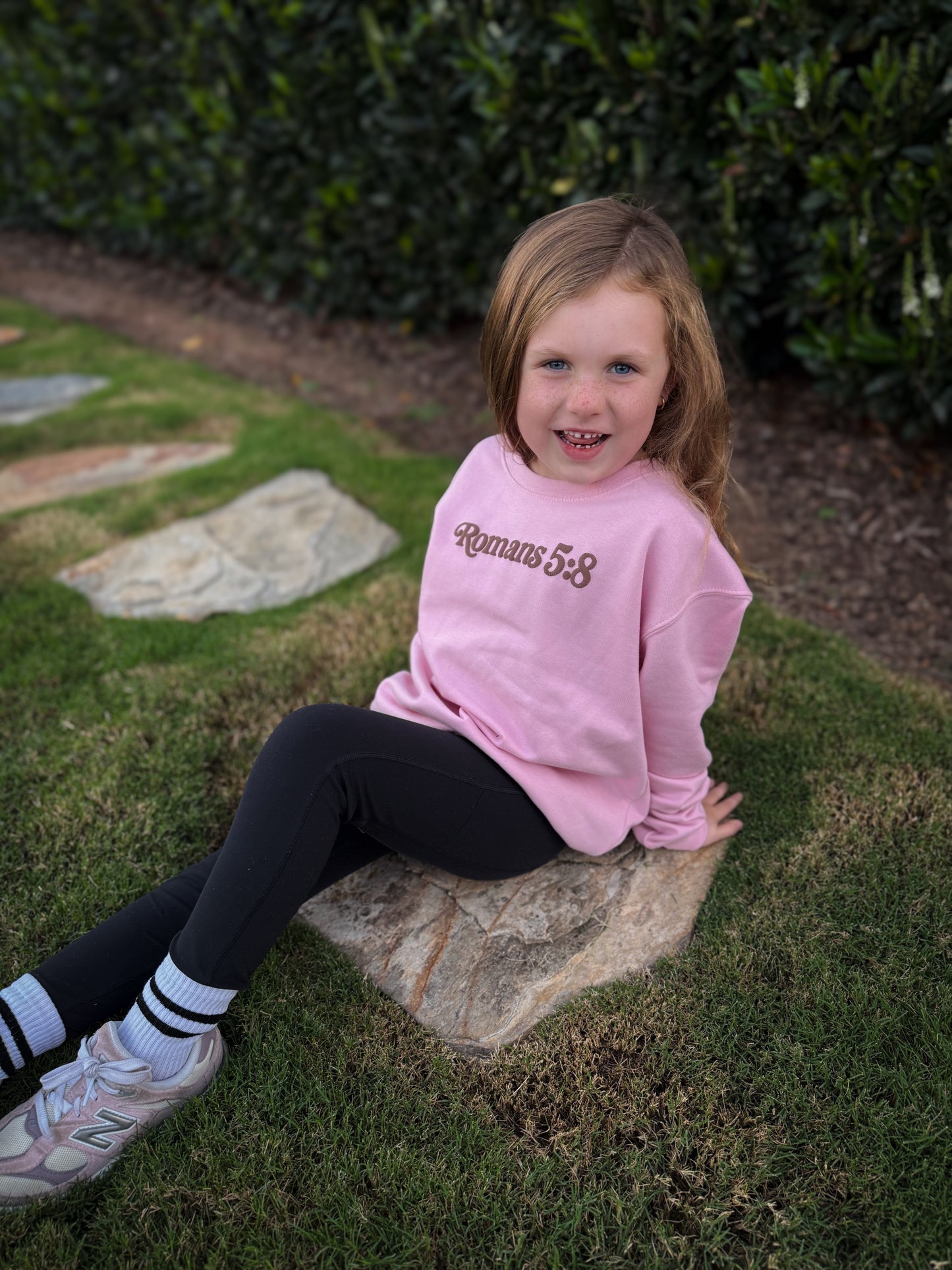 Forgiven Pink Graphic Sweatshirt - KIDS