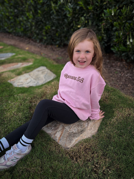 Forgiven Pink Graphic Sweatshirt - KIDS