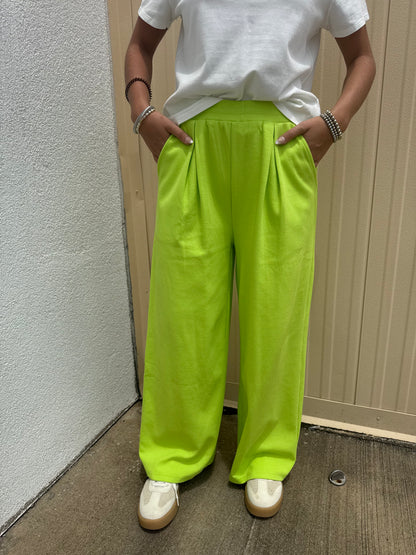 Lime Green Trouser Lounge Pants