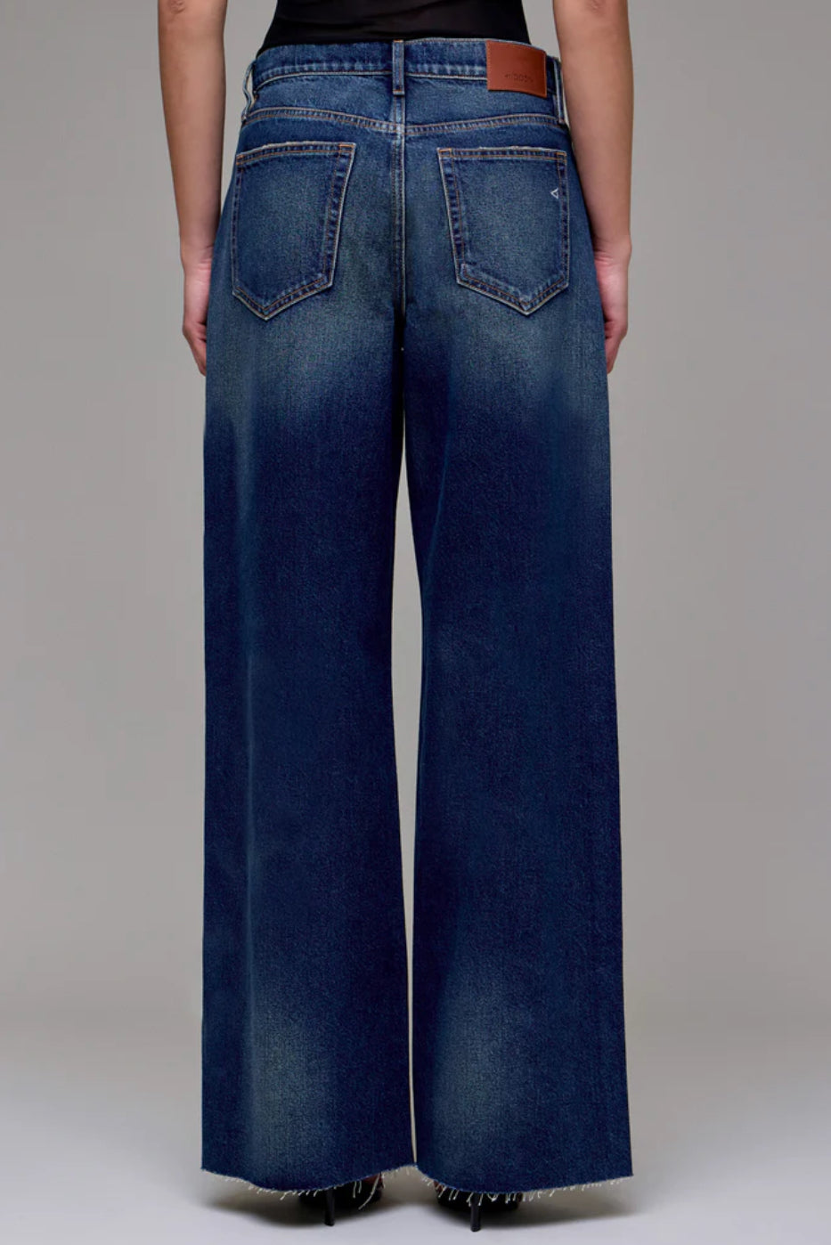 Hidden - Alyx Dark Wash Low Slung Crossover Baggy Jeans