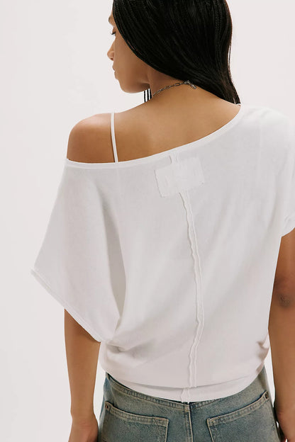 Free People -  We The Free Peggy Tee - Ivory