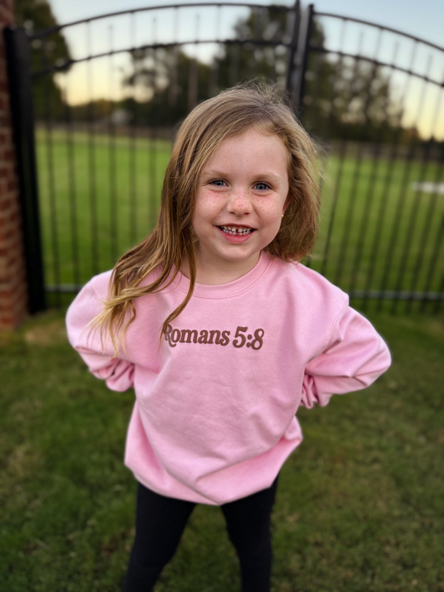Forgiven Pink Graphic Sweatshirt - KIDS
