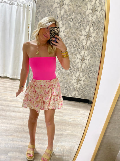 Blooms & Ruffles Skort