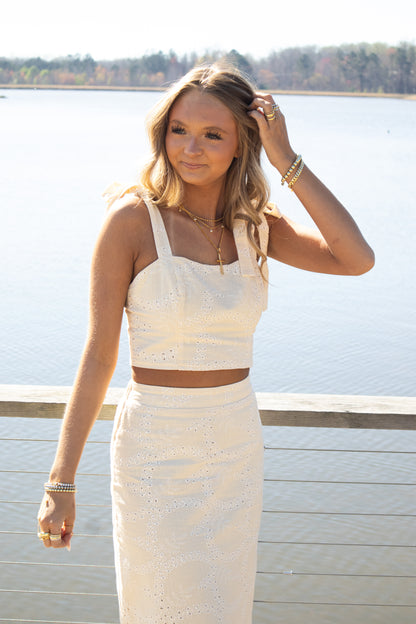 Dandelion Dream Embroidered Top