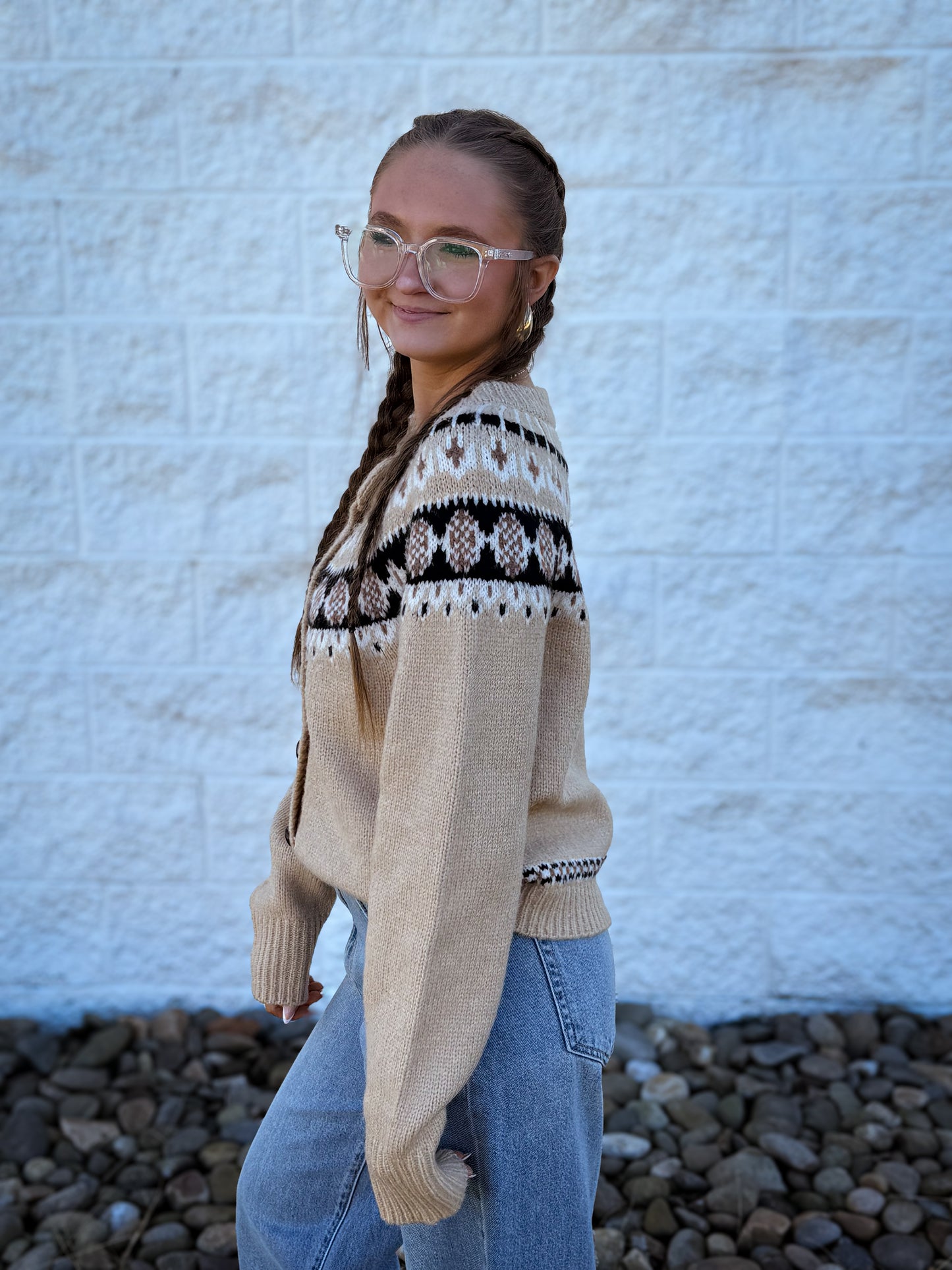 Winter Lodge Knit Sweater Cardigan