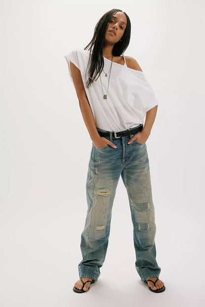 Free People -  We The Free Peggy Tee - Ivory