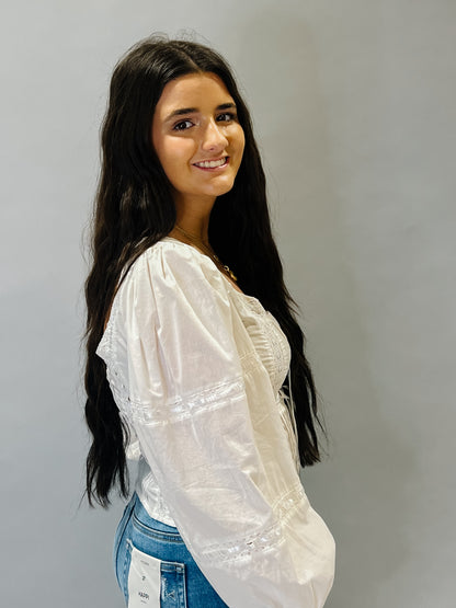 Boho Breeze Lace Blouse