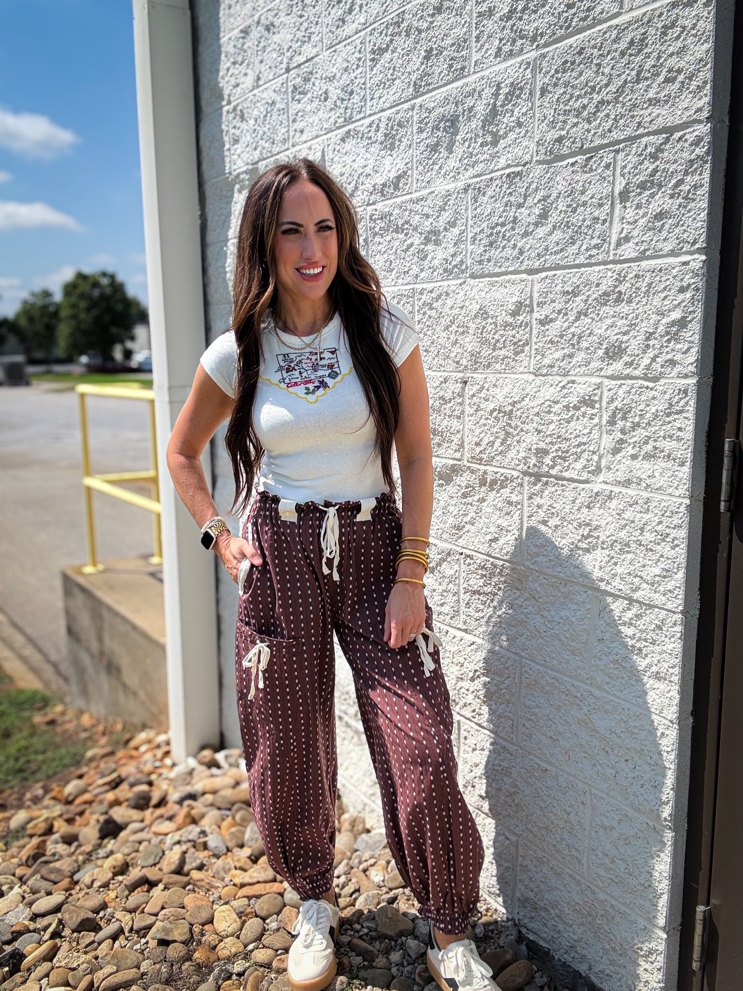 Free People - Wild Country Tee - COLORADO COMBO