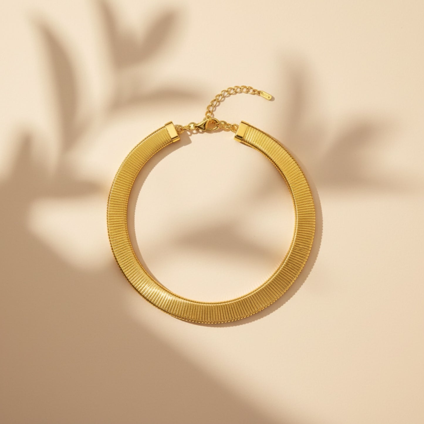 ADORN - Clothed in Majesty Large Gold Herringbone Necklace